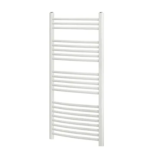 Alterna Curve Håndklæderadiator 1150x600 mm. Buet model. Hvid - Stærkt tilbud